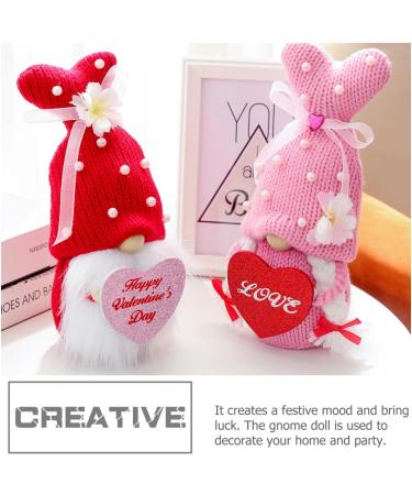 Alipis Valentines Decorative Valentine Festival Accessory Supply Decors Decor Dwarf Gnome Day Adorable As Shown 111x9x26cm - Buy Online on GoSupps.com