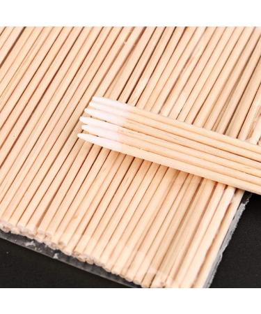Kisbeibi Biodegradable Cotton Swabs - 300 Pack Natural Wooden Sticks for Ear Cleaning Makeup & Daily Use - Eco-Friendly Pointed Q-Tips - Buy Online on GoSupps.com