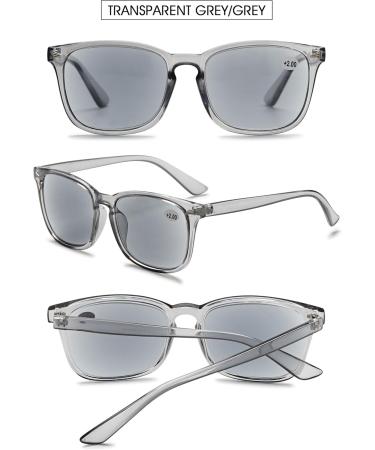Vevesmundo Tinted Reading Glasses with Sun Protection | 2.5x Magnification Sunny Sunglasses for Men & Women - Buy Online on GoSupps.com