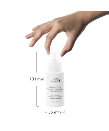 100% PURE Luminous Face Primer - Illuminating Makeup Base & Moisturizer | Anti-Aging Antioxidants | Glowy & Long-Lasting | Pore Diminishing Cosmetics | Flawless Hydration - 1 oz - Buy Online on GoSupps.com