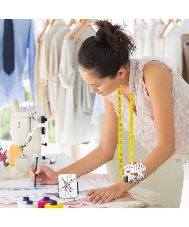 2-Piece Magnetic Wrist Sewing Pincushion Set for DIY Craft and Hand Sewing - Includes Wrist Pin Cushions and Needle Holder Band - Buy Online on GoSupps.com