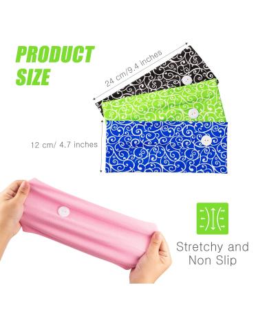 10 Piece Button Headband Set for Men and Women - Multi-functional Hair Band with Ear Protection Holder and Soft Headwrap - Buy Online on GoSupps.com
