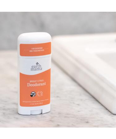 Bright Citrus Deodorant by Earth Mama | Natural & Safe for Sensitive Skin - 3 oz - Buy Online on GoSupps.com