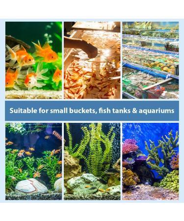 Flintronic Nano Aquarium Air Stone - Ultra-Quiet Sparkling Oxygen Stone for Ponds & Aquariums (50mm) - Super Tiny Bubbles for Optimal Dissolved Oxygen - Buy Online on GoSupps.com