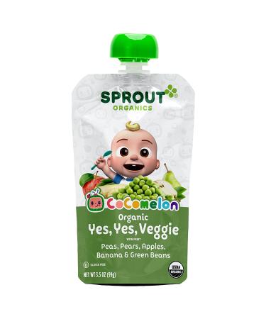 CoComelon Sprout Organic Baby Food Toddler Pouches - Veggie, Fruits, Grains 3.5 Oz (Pack of 12) - Buy Online on GoSupps.com