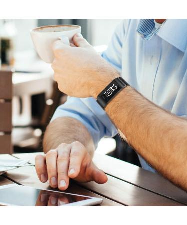 Limque Metal Replacement Bands for Fitbit Charge 3 / Charge 3 SE / Charge 4  Magnetic Wristbands for Women Men Multi-Color (Large  black) Large black - Buy Online on GoSupps.com