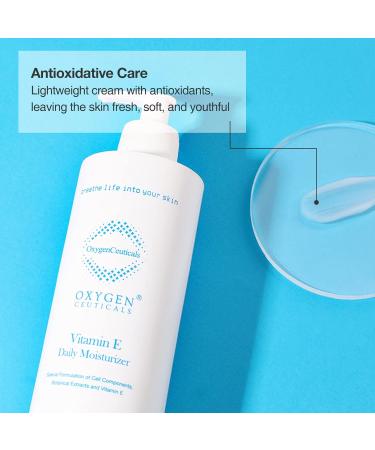 Vitamin E Daily Moisturizer - Korean Face Cream for Hydration Restoration & Rejuvenation of Dry & Aging Skin - 500ml/16.9oz - Buy Online on GoSupps.com