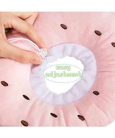 Adjustable Cat Collar - Soft Protective Cone for Wound Healing & Safety | Anti-Bite Comfort for Cats Dogs & Kittens - Strawberry Design - Buy Online on GoSupps.com