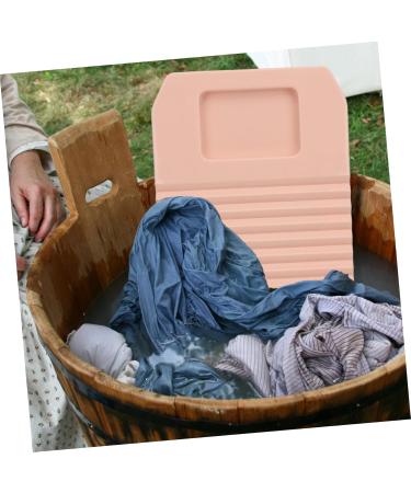 FOMIYES Plastic Washboard for Hand Washing Clothes - Durable 45.5x18cm Scrubbing Board in Pink - Ideal Household Wash Board for Efficient Laundry - Buy Online on GoSupps.com