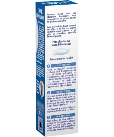 Email Diamond Toothpaste - Double Whiteness Instant Shine Fresh Mint Aroma | 75 ml - International Shipping Available - Buy Online on GoSupps.com