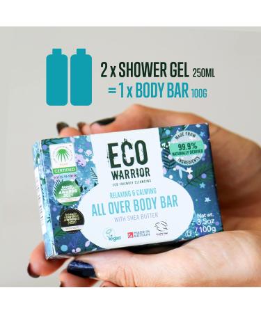 Little Soap Company Shea Butter Body Soap Bar - 100g | Vegan & Eco-Friendly - Buy Online on GoSupps.com