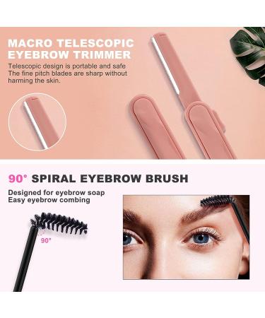 2PCS Erinde Tinted Eyebrow Soap Kit - Long Lasting & Waterproof Brow Styling Gel - Smudge-Proof Natural Makeup (Light Brown) - SET B - Buy Online on GoSupps.com