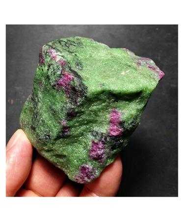 Natural Red and Green Raw Stone Samples 1pcs (Size : 400g)