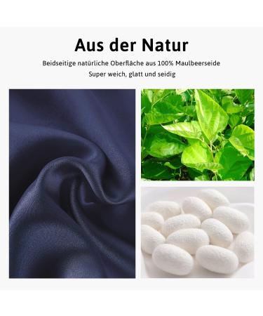 ATREEEBAG Silk Sleep Mask | Unisex 100% Skin-Friendly Silk Eye Mask | Adjustable Night Mask for Home & Travel | Navy Blue - Buy Online on GoSupps.com