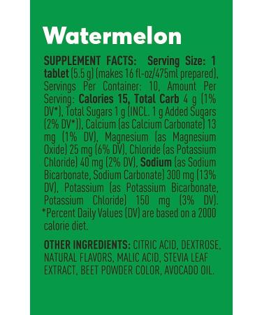Nuun Sport Watermelon Electrolyte Drink Tablets, 10 Count (Pack of 4) - Buy Online on GoSupps.com