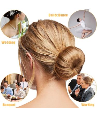 2 Pcs Magic Hair Bun Maker Fast & Easy Donut Bun Maker French Twist Hair Fold Wrap Snap Band for Girls Women (Beige) - Buy Online on GoSupps.com