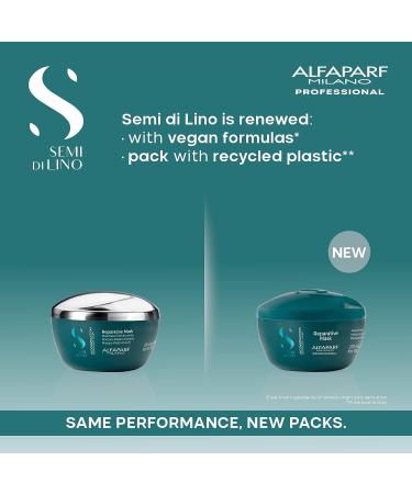 Alfaparf Milano Semi di Lino Reconstruction Reparative Mask and Anti-Breakage Fluid Set - Repair, Reconstruct, Strengthen - Adds Shine and Softness - Buy Online on GoSupps.com