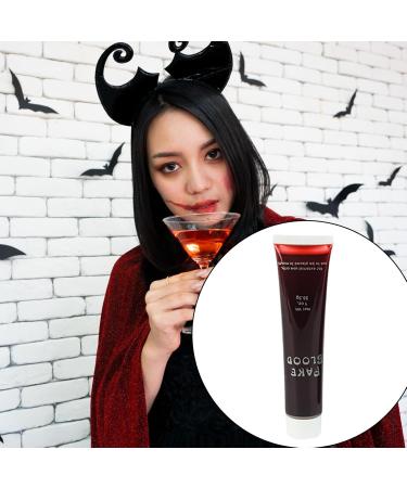 Vampire Blood - Realistic Fake Blood Makeup | Washable Blood Gel for Face and Body Realistic Vampire Blood for Fancy Dress Halloween Blood Theatre Blood to Paint for Play - Buy Online on GoSupps.com