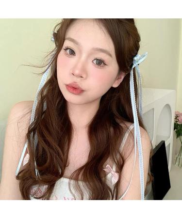 AJOIDR Bow Hair Claw with Long Tail Ribbon Hair Bows for Women Hair Styling Barrettes Clip French Ballet Style Red - Buy Online on GoSupps.com