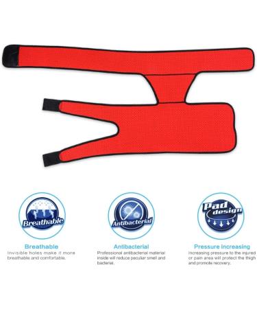 Zyyini Thigh Bandage - Adjustable Compression Support for Hip & Groin Pain Relief | Velcro Fastener - Buy Online on GoSupps.com