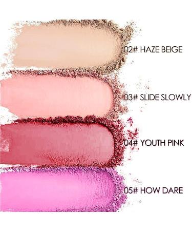Erinde Blush Powder Makeup - Contour & Highlight for Shimmery or Matte Finish | Pop Purple 04 - Buy Online on GoSupps.com