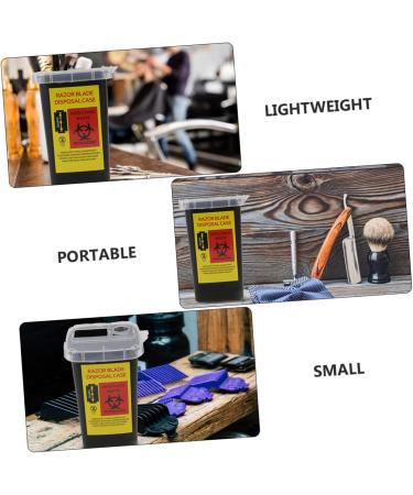 Minkissy 6 STK Blade Storage Box - Razor Dispenser Case for Hairdressers | Plastic Design & Convenient Storage - Buy Online on GoSupps.com