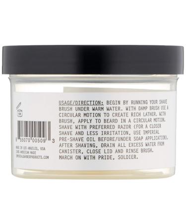 Imperial Barber Field Shave Soap Canister - 6.2 oz | Premium Shaving Soap for a Smooth Close Shave - International Shipping Available - Buy Online on GoSupps.com
