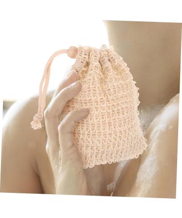 HAPINARY 10pcs Net Soap Foaming Soap Pouches Drawstring Soap Drawstring Sisal Ramie - Buy Online on GoSupps.com