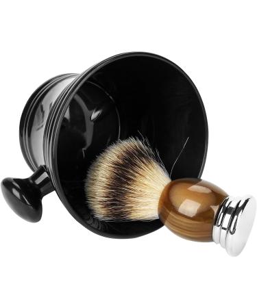 Linkidiea Men's Black Plastic Razor Cup with Handle - Deep Size Structured Wet Shaving Factory Quality - Buy Online on GoSupps.com