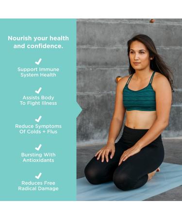 JSHealth Vitamins Immune + Immunity Booster Supplement with Zinc Vitamin C Echinacea and Olive Leaf Antioxidants (60 Tablets) - Buy Online on GoSupps.com