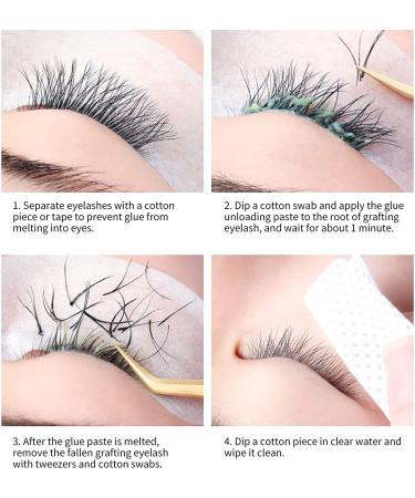Lymzie Eyelash Extension Remover Cream 5g - ALOE Flavored Professional Adhesive Remover for Sensitive Skin - Buy Online on GoSupps.com