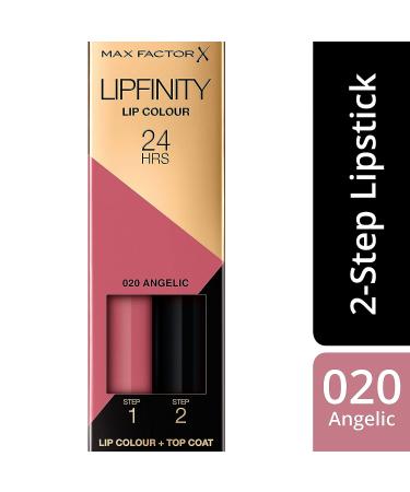 Max Factor Lipfinity Lipstick 020 Angelic 0.14 Ounce - Long-Lasting Women's Lipstick - Buy Online on GoSupps.com