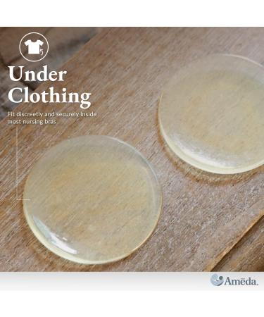 Ameda ComfortGel Nipple Gel Soothing Pads - Reusable Cooling Relief for Breastfeeding - 2 Count Pack for Nipple Pain Relief - Buy Online on GoSupps.com