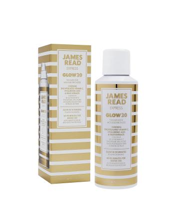 JAMES READ Glow20 Express Tan Mousse - Instant Body Tanner for Light to Medium Skin Tone 200ml - International Shipping Available - Buy Online on GoSupps.com