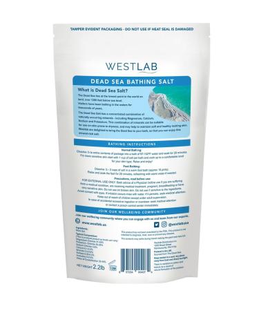 Dead Sea Salt Mineral Bathing 2 Pack (4.4 lb total) - Soothing Relief for Irritated Skin - Buy Online on GoSupps.com