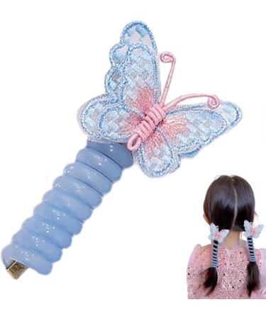 Xijobido Phone Wire Hair Ties | Colorful Hair Ties - Hair Elastics Stylish Hair Tie Hair Bands Ponytail Holders Hair Accessories For Girls Kids Blue - Buy Online on GoSupps.com