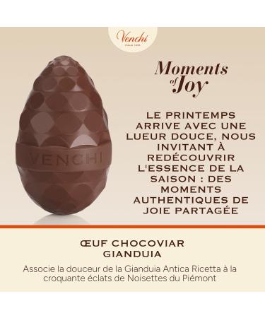 Venchi - uf au Chocolat Chocoviar Gianduja 330 Gr avec "Noisettes du Pi mont" Sans Gluten avec Surprise Collection de P ques Venchi Id e Cadeau - Buy Online on GoSupps.com