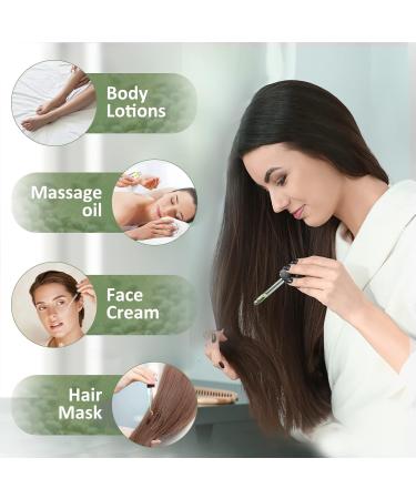 Organic Castor Oil Cold Pressed Pure - 100% Natural Care stimulates and strengthens the growth of hair beard eyelashes eyebrows nails cuticles and skin - Buy Online on GoSupps.com