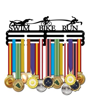 SUPERDANT Triathlon Medal Hanger Display Competition Medal Holder Iron Sports Medals Display Frame Iron Medal Hook for Competition Medal Holder Display Wall Hanging Athlete Gift
