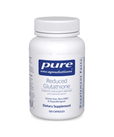 Pure Encapsulations Reduced Glutathione | Hypoallergenic Antioxidant Supplement to Support Liver and Cell Health* | 120 Capsules 120 Count (Pack of 1) - Buy Online on GoSupps.com