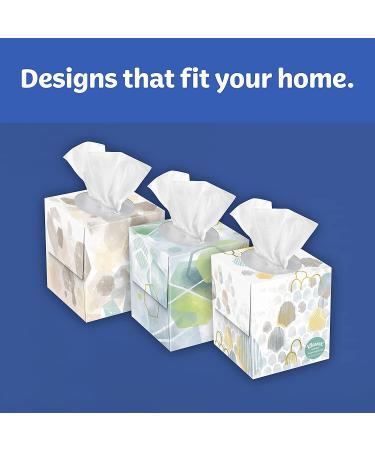 Kleenex Expressions Soothing Lotion Facial Tissues with Coconut Oil, Aloe & Vitamin E - 12 Boxes (540 Total Tissues) - Buy Online on GoSupps.com