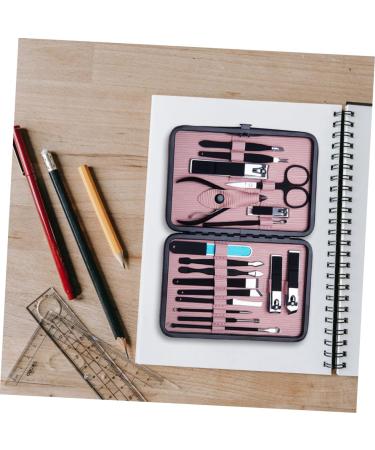 Ipetboom 1 Nail Set Nail Grooming Kit Nail Tools for Nail Art Nail Scraper Nail Stamping Polish Thick Nail Trimmer Nail Kits Cuticle Stainless Steel Pink Spatula Cosmetic - Buy Online on GoSupps.com