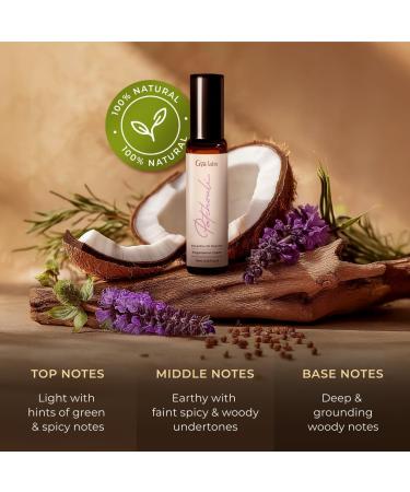 Patchouli & Active Energy Essential Oil Roll On Set - Aromatherapy Grade Essential Oils Set - 2x10ml - Gya Labs - Buy Online on GoSupps.com