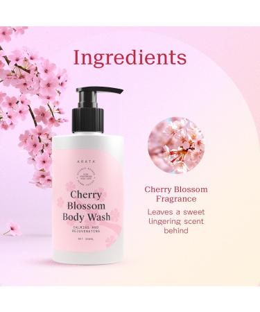 Body Wash with Cherry Blossom | Vegan & Cruelty-Free Calming Cleanser | Gentle Daily Wash for Men & Women | 300ml - Buy Online on GoSupps.com