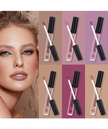 6 Color Matte Lip Gloss Set | Velvet Moisturizing Waterproof Lip Glaze | Long Lasting Nude Tint Liquid Lipstick Kit - Buy Online on GoSupps.com