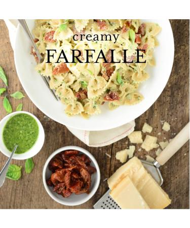 DeLallo Organic Whole Wheat Farfalle Bow Ties Pasta - 1lb Bag - Buy Online on GoSupps.com