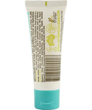 Jack N' Jill Kids Natural Toothpaste Fluoride Free Toothpaste Helps Soothe Gums and Fight Tooth Decay Toothpaste for Baby Toddler and Children 6 Months Plus 2 x Banana 50g 1 x Blueberry 50g Banana and Blueberry 50 g (Pack of 3) - Buy Online on GoSupps.com