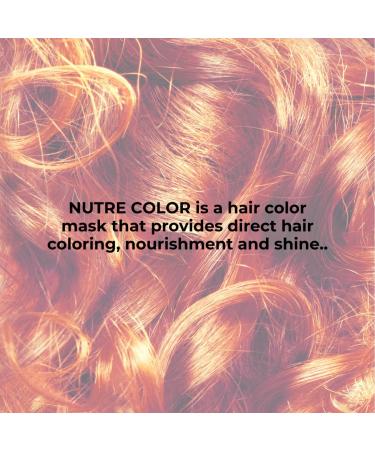 Nirvel NUTRE COLOR Black 200 mL Professional Mask | Temporary Hair Color & Nourishing Shine - Shop Internationally! - Buy Online on GoSupps.com