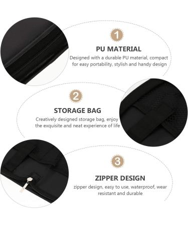 EXCEART Diabetic Travel Case - Portable Glucose Meter Carrying Bag with Mesh Pocket - Blood Sugar Organizer & Pills Holder - Black - Buy Online on GoSupps.com