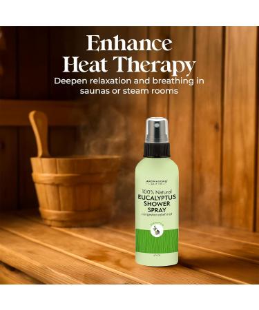 Aromasong Eucalyptus Shower Spray Aromatherapy 100% Natural Eucalyptus Spray for Shower Made in USA, Pure Essential Oil Mist for Sinus Relief & Spa-Like Steam, 4 fl oz 4 Fl Oz (Pack of 1) - Buy Online on GoSupps.com